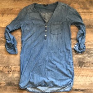 Denim Shirt Dress